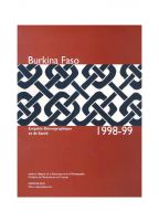 Cover of Burkina Faso DHS, 1998-99 - Final Report (French)