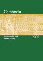 Cover of Cambodia DHS, 2000 - Final Report (English)