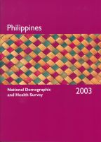Cover of Philippines DHS, 2003 - Final Report (English)