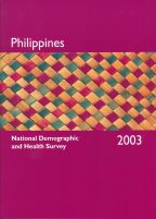 Cover of Philippines DHS, 2003 - Final Report (English)