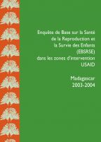 Cover of Madagascar DHS, 2003-04 - EBSRSE Final Report (French)