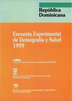 Cover of Dominican Republic DHS, 1999 - Final Report (From Experimental Survey) (Spanish)