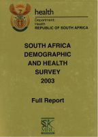 Cover of South Africa DHS, 2003 - Final Report (English)