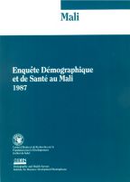 Cover of Mali DHS, 1987 - Final Report (French)
