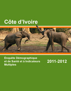 Cover of Cote d'Ivoire DHS, 2011-12 - Final Report (French)