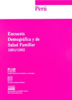 Cover of Peru DHS, 1991-92 - Final Report (Spanish)