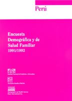 Cover of Peru DHS, 1991-92 - Final Report (Spanish)