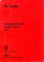 Cover of Sri Lanka DHS, 1987 - Final Report (English)