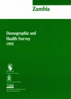 Cover of Zambia DHS, 1992 - Final Report (English)