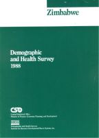 Cover of Zimbabwe DHS, 1988 - Final Report (English)