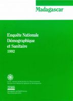 Cover of Madagascar DHS, 1992 - Final Report (French)