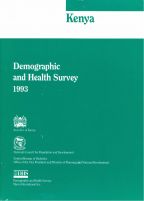 Cover of Kenya DHS, 1993 - Final Report (English)