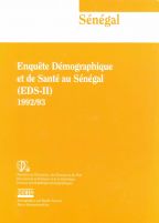 Cover of Senegal DHS, 1992-93 - Final Report (French)