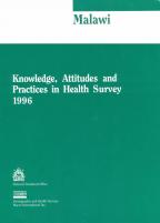 Cover of Malawi KAP, 1996 - Malawi 1996 KAP Final Report (English)