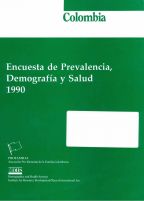 Cover of Colombia DHS, 1990 - Final Report (Spanish)