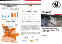 Cover of Angola 2023-24 DHS - National Fact Sheet (Portuguese)