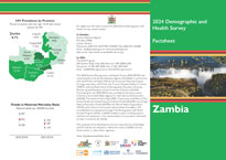 Cover of Zambia DHS 2024 - Fact Sheet (English)
