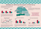 Cover of Senegal DHS, 2005 - HIV Fact Sheet (English, French)