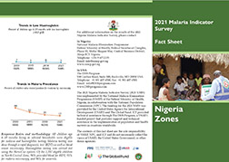 Cover of Nigeria MIS 2021 - Malaria Indicator Survey Zonal Trends Malaria Factsheets (English)