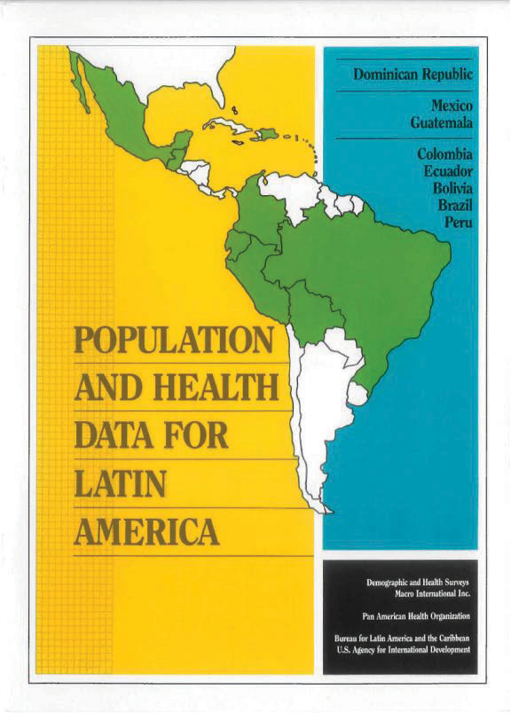 Cover of Population and Health Data for Latin America (English)