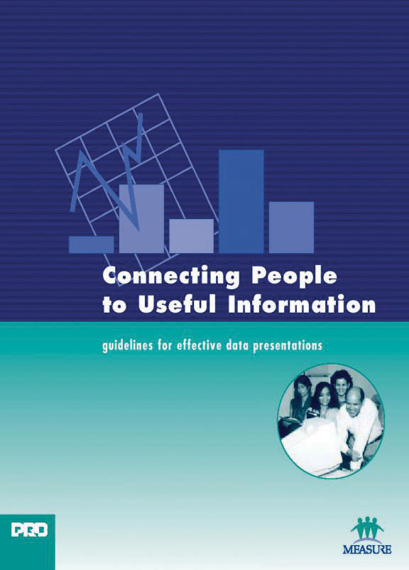 Cover of Connecting People to Useful Information - Guidelines for Effective Data Presentations (English)
