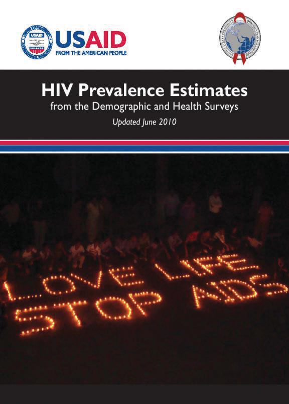 Cover of HIV Prevalence Estimates - Updated June 2010 (English)