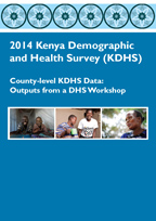 Cover of 2014 Kenya Demographic and Health Survey (KDHS) County-level KDHS Data: Outputs from a DHS Workshop (English)
