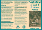 Cover of East and Southern Africa Nutrition Fact Sheet (English)