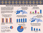 Cover of Tajikistan 2012 DHS -  5 Fact Sheets (Russian) (English)