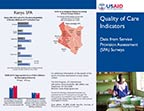 Cover of Quality of Care Indicators: Data from Service Provision Assessment (SPA) Surveys (English)