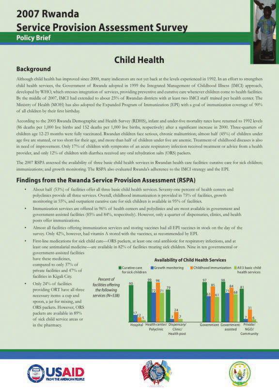 Cover of Rwanda SPA Briefing Kit 2007 (English)