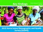 Cover of Sierra Leone DHS 2019 - Survey Presentations (English)
