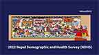 Cover of Nepal DHS 2022 - Survey Presentations (English)