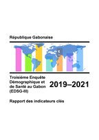 Cover of Gabon Enquête Démographique et de Santé (EDSG-III) 2019-2021 (French)