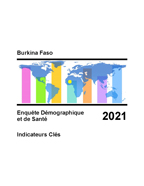 Cover of Burkina Faso Enquête Démographique et de Santé 2021 (French)