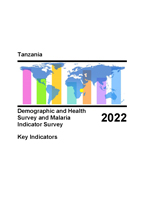 Cover of Tanzania Demographic and Health Survey and Malaria Indicator Survey 2022 - Key Indicators Report (English)