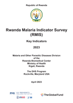 Cover of Rwanda Malaria Indicator Survey 2023 - Key Indicators (English)