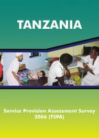 Cover of Tanzania SPA, 2006 - Final Report (English)