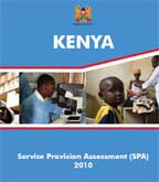 Cover of Kenya SPA, 2010 - Final Report (English)