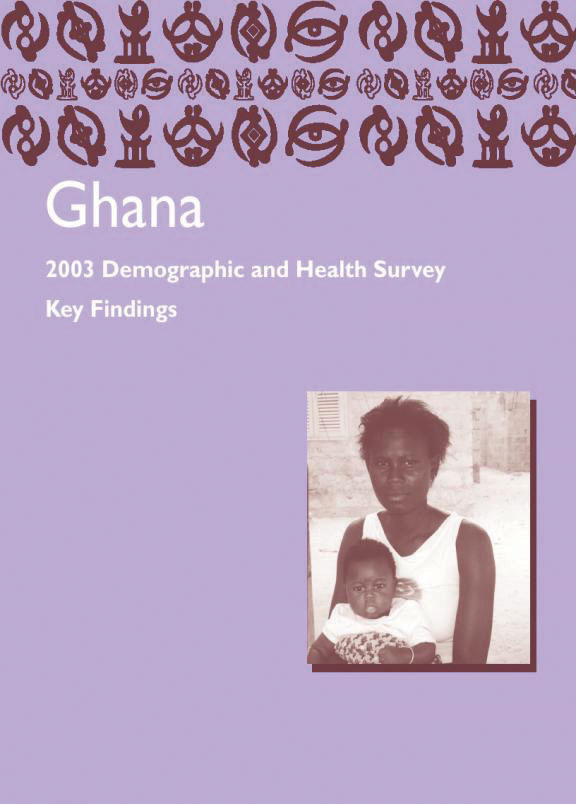 Cover of Ghana DHS, 2003 - Summary Report (English)