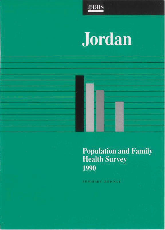 Cover of Jordan DHS, 1990 - Summary Report (English)