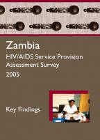 Cover of Zambia HIV SPA, 2005 - Key Findings (English)