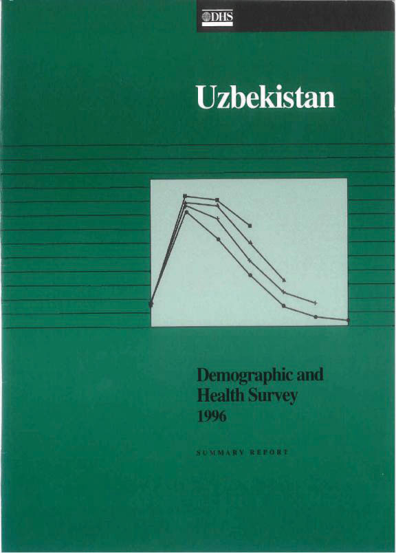 Cover of Uzbekistan DHS, 1996 - Summary Report (English)