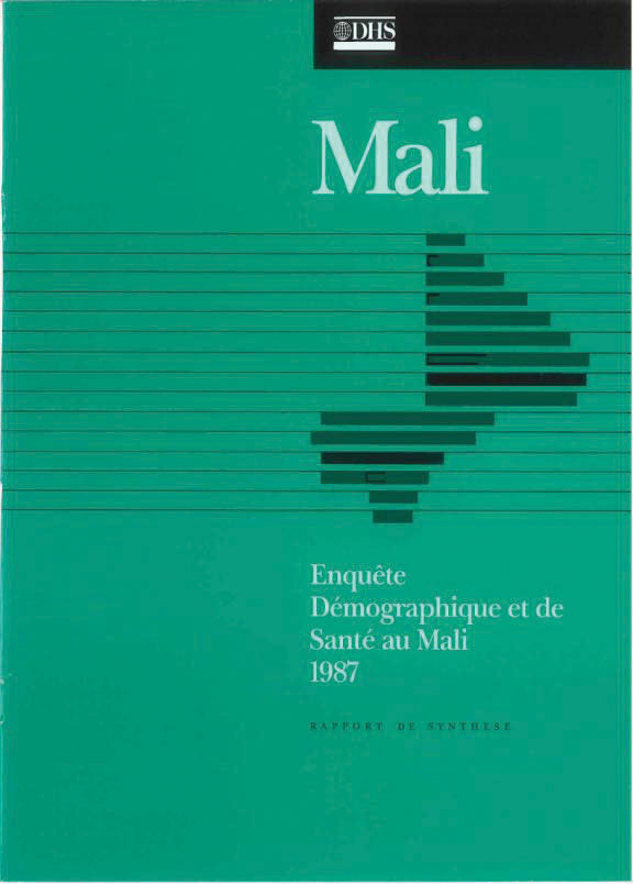 Cover of Mali DHS, 1987 - Summary Report (French)