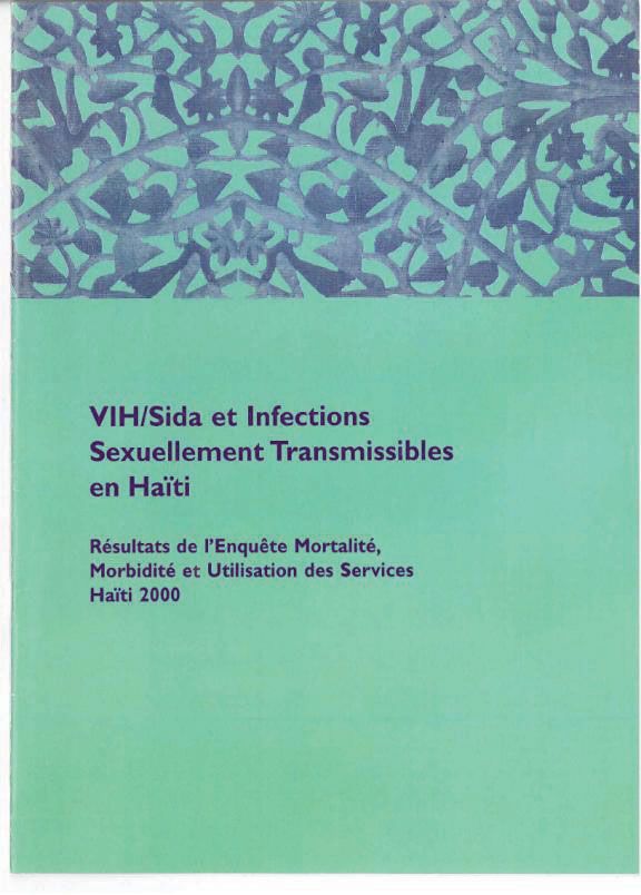 Cover of Haiti DHS, 2000 - VIH/Sida et Infections Sexuellement Transmissibles en Haïti (French)