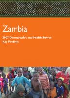 Cover of Zambia DHS, 2007 - Key Findings (English)