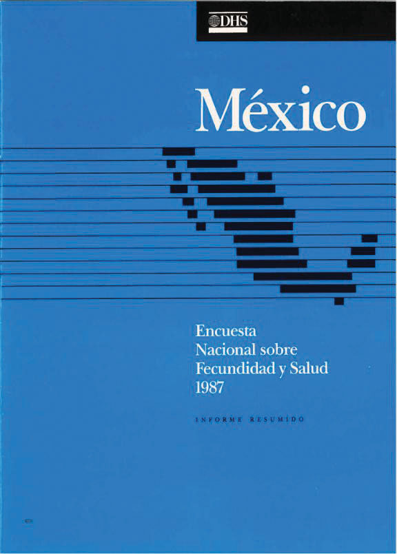 Cover of Mexico DHS, 1987 - Summary Report (Spanish)