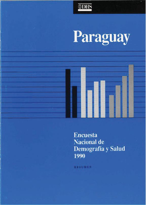 Cover of Paraguay DHS, 1990 - Paraguay Encuesta Nacional de Demografía y Salud 1990 - Resumen (Spanish)