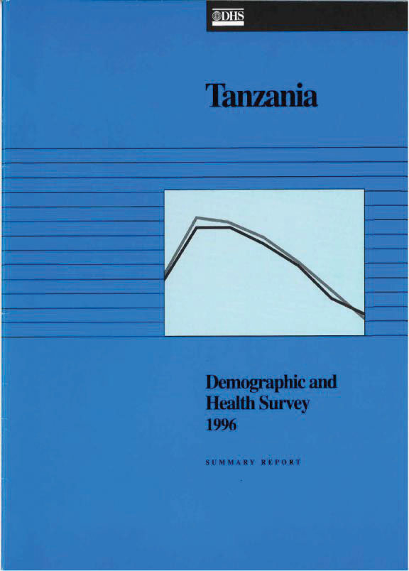 Cover of Tanzania DHS, 1996 - Summary Report (English)