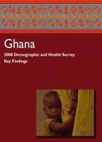 Cover of Ghana DHS, 2008 - Key Findings (English)